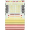 MICROSCALE DECAL 87-138 - KANSAS CITY SOUTHERN DIESEL LOCOMOTIVES - HO SCALE