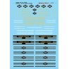 MICROSCALE DECAL 87-775 - LEHIGH VALLEY DIESEL LOCOMOTIVES - HO SCALE