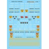MICROSCALE DECAL 87-922 - LEHIGH VALLEY CABOOSES - HO SCALE