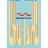 MICROSCALE DECAL 87-61 - LOUISVILLE & NASHVILLE DIESEL LOCOMOTIVES - HO SCALE