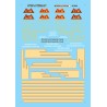 MICROSCALE DECAL 87-639 - LOUISVILLE & NASHVILLE DIESEL LOCOMOTIVES - HO SCALE