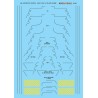 MICROSCALE DECAL 87-824 - LOUISVILLE & NASHVILLE DIESEL LOCOMOTIVE STRIPES - HO SCALE