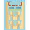 MICROSCALE DECAL 87-888 - LOUISVILLE & NASHVILLE DIESEL LOCOMOTIVES - HO SCALE