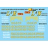 MICROSCALE DECAL MC-4404 - LOUISVILLE & NASHVILLE DIESEL LOCOMOTIVES - HO SCALE