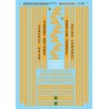 MICROSCALE DECAL 87-920 - MAINE CENTRAL / PORTLAND TERMINAL DIESEL LOCOMOTIVES - HO SCALE