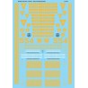 MICROSCALE DECAL 87-958 - MAINE CENTRAL DIESEL LOCOMOTIVES - HO SCALE