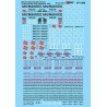 MICROSCALE DECAL 87-1328 - MILWAUKEE ROAD CABOOSES - HO SCALE