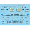 MICROSCALE DECAL MC-4123 - MINNESOTA CORN PROCESSORS COVERED HOPPERS - HO SCALE