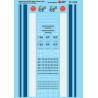 MICROSCALE DECAL 87-1378 - MISSOURI PACIFIC / TEXAS & PACIFIC EXPRESS BOXCARS - HO SCALE