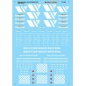 MICROSCALE DECAL 87-954 - MONTANA RAIL LINK DIESEL LOCOMOTIVES - HO SCALE