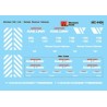 MICROSCALE DECAL MC-4406 - MONTANA RAIL LINK REMOTE RECEIVER CABOOSE - HO SCALE