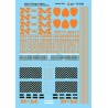 MICROSCALE DECAL 87-538 - NACIONALES de MEXICO DIESEL LOCOMOTIVES - HO SCALE