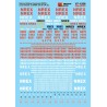 MICROSCALE DECAL 87-1266 - NATIONAL RAILWAY EQUIPMENT LEASE DIESEL LOCOMOTIVES - HO SCALE