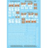 MICROSCALE DECAL 87-937 - NEW HAVEN DIESEL LOCOMOTIVES - HO SCALE