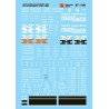 MICROSCALE DECAL 87-1199 - NEW HAVEN CABOOSES & MAINTENANCE OF WAY EQUIPMENT - HO SCALE