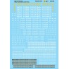MICROSCALE DECAL 87-78 - NEW YORK CENTRAL STEAM LOCOMOTIVES - HO SCALE