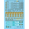 MICROSCALE DECAL 87-1248 - NEW YORK CENTRAL / PITTSBURGH & LAKE ERIE FLEXI-VANS - HO SCALE