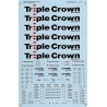 MICROSCALE DECAL 87-597 - NORFOLK SOUTHERN TRIPLE CROWN ROADRAILERS - HO SCALE