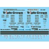 MICROSCALE DECAL MC-4206 - NORFOLK SOUTHERN TRIPLE CROWN 53' ROADRAILERS - HO SCALE