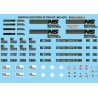 MICROSCALE DECAL MC-4270 - NORFOLK SOUTHERN 48' TRAILER - HO SCALE