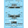 MICROSCALE DECAL 87-728 - NORFOLK & WESTERN AUTORACKS - HO SCALE