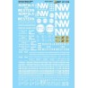MICROSCALE DECAL 87-1316 - NORFOLK & WESTERN BOXCARS - HO SCALE