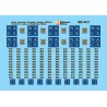 MICROSCALE DECAL MC-4411 - NORTH AMERICAN CONTAINER SYSTEMS LOGOS - HO SCALE
