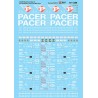 MICROSCALE DECAL 87-1389 - PACER STACK CARS - HO SCALE