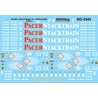 MICROSCALE DECAL MC-4342 - PACER STACKTRAIN CONTAINERS - HO SCALE