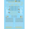 MICROSCALE DECAL 87-563 - PACIFIC ELECTRIC INTERURBAN CARS - HO SCALE