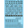 MICROSCALE DECAL 87-1341 - PACIFIC FRUIT EXPRESS REEFERS - HO SCALE