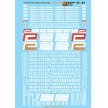 MICROSCALE DECAL 87-84 - PENN CENTRAL DIESEL LOCOMOTIVES - HO SCALE