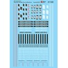 MICROSCALE DECAL 87-1383 - PENN CENTRAL PASSENGER CARS & METROLINERS - HO SCALE