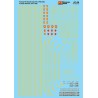 MICROSCALE DECAL 87-39 - PENNSYLVANIA DIESEL & ELECTRIC LOCOMOTIVES - HO SCALE