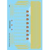 MICROSCALE DECAL 87-810 - PENNSYLVANIA DIESEL LOCOMOTIVES - HO SCALE