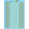 MICROSCALE DECAL 87-1142 - PENNSYLVANIA PASSENGER CAR STRIPES - HO SCALE
