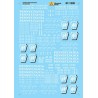 MICROSCALE DECAL 87-1200 - PENNSYLVANIA 40' BOXCARS - HO SCALE