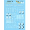 MICROSCALE DECAL 87-1202 - PENNSYLVANIA 40' BOXCARS - HO SCALE