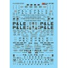 MICROSCALE DECAL 87-702 - PITTSBURGH & LAKE ERIE COVERED HOPPERS - HO SCALE
