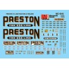 MICROSCALE DECAL MC-4242 - PRESTON 151 LINE TRACTOR & TRAILER - HO SCALE