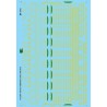 MICROSCALE DECAL 87-1111 - PULLMAN PASSENGER CARS - HO SCALE