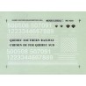 MICROSCALE DECAL MC-4250 - QUEBEC SOUTHERN DIESEL LOCOMOTIVES - HO SCALE
