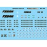 MICROSCALE DECAL MC-4262 - REDON 45' TRAILERS - HO SCALE