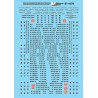MICROSCALE DECAL 87-1078 - ROCK ISLAND PASSENGER CARS - HO SCALE
