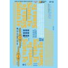 MICROSCALE DECAL 87-12 - SANTA FE DIESEL LOCOMOTIVES - HO SCALE