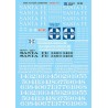 MICROSCALE DECAL 87-64 - SANTA FE STEAM LOCOMOTIVES - HO SCALE