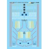 MICROSCALE DECAL 87-699 - SANTA FE  DIESEL LOCOMOTIVES - HO SCALE