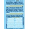 MICROSCALE DECAL 87-1067 - SANTA FE  DIESEL LOCOMOTIVE NUMBERS - HO SCALE