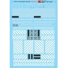 MICROSCALE DECAL 87-1161 - SANTA FE  DIESEL LOCOMOTIVES - HO SCALE
