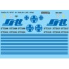 MICROSCALE DECAL MC-4281 - SANTA FE  40' TRAILER - HO SCALE